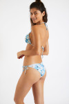 CIRO & LUMA ISALIS blauwe Braziliaanse bikini met bloemenprint