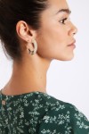 Shashi® Peyton Hoop tortoiseshell hoop earrings