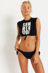 SURFIES & BENTA SUMMERLAND Black 2-Piece Bralette Swimsuit