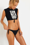 SURFIES & BENTA SUMMERLAND zwarte bralette bikini
