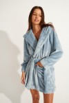 ZARELA PILO blue bathrobe