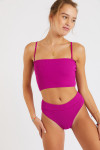 Nolo & Manha Scrunchy violet bralette swimsuit