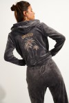 Outfit van grijs fluweel FRESCO & KEENAN SEALAKE