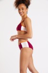 Kenpo & Lapta Player burgundy 2-piece swimsuit