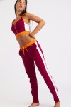 Oatka Sprint women's burgundy sports pants