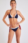 Bluco & Sadia Navy navy blue two-piece bikini