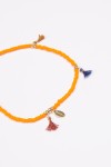 Stretch armband met oranje stenen Bracelet Lilu Shashi®