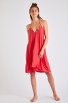 Ishana Caraiva red backless beach dress