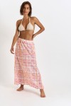 Long skirt pink print JETTY PINKSAND