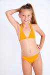 Foster Spring children's two-piece papaya swimsuit