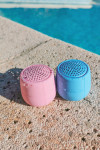 Roze zwevende Bluetooth®-speaker Banana Moon® x Lexon®