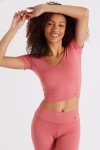 Camiseta deportiva rosa mujer Mantra Wellness