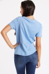 Camiseta bordada azul Slippy Seacoco