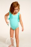 COLORSUN BABY TUNES toddler's blue one-piece swimsuit