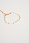 BRACELET LILY white bead bracelet