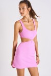 Robe maillot rose clair Friday Scrunchy