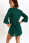 TALANGAVOIL HOALA green tunic mini dress