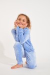 Pantalón chándal azul claro de niña Mini Quick Sealake