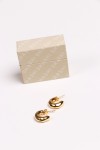 Shashi® Sola Hoop small golden hoop earrings