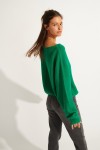 Maglione di lana verde FLOWN FREELANCE