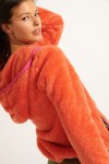WARREN TRICOOL orange zip fleece
