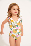 Babies' TUNES TORTUGA tropical print swimsuit