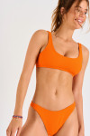 JUSTIN & NAIDA VACAY orange bikini