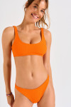 JUSTIN & NAIDA VACAY orange bikini