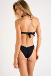 KEPOS ALTAMIRA black one-piece cutout swimsuit