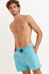 Men's MANLY POOLSCAPE sky blue swim shorts