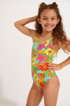 Girls' BALOO WALLFLOWER floral swimsuit