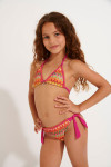 Bikini met geometrische print voor meisjes ODESSA ATOA