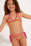 Girls' ODESSA ATOA geometric print bikini