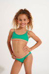Groene bikini met stiksels voor meisjes PORTO KALANY