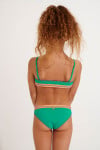 Groene bikini met stiksels voor meisjes PORTO KALANY