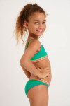 Girls' PORTO KALANY green seam bikini