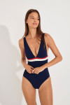 ODALIS BUNDLE navy one-piece swimsuit