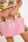 Lohan Ani small pink beach bag