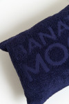 POP PILLOWAN navy blue beach cushion