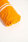CAIPA BUBBLING orange striped beach towel