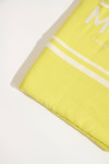 CAIPA BUBBLING yellow striped beach towel