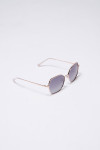 Beige butterfly style sunglasses - BM190P03