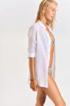Tunique beachwear Blanc GARY ADILSON