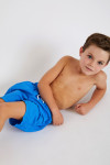 M AIR BASTOU Children's plain blue swim shorts