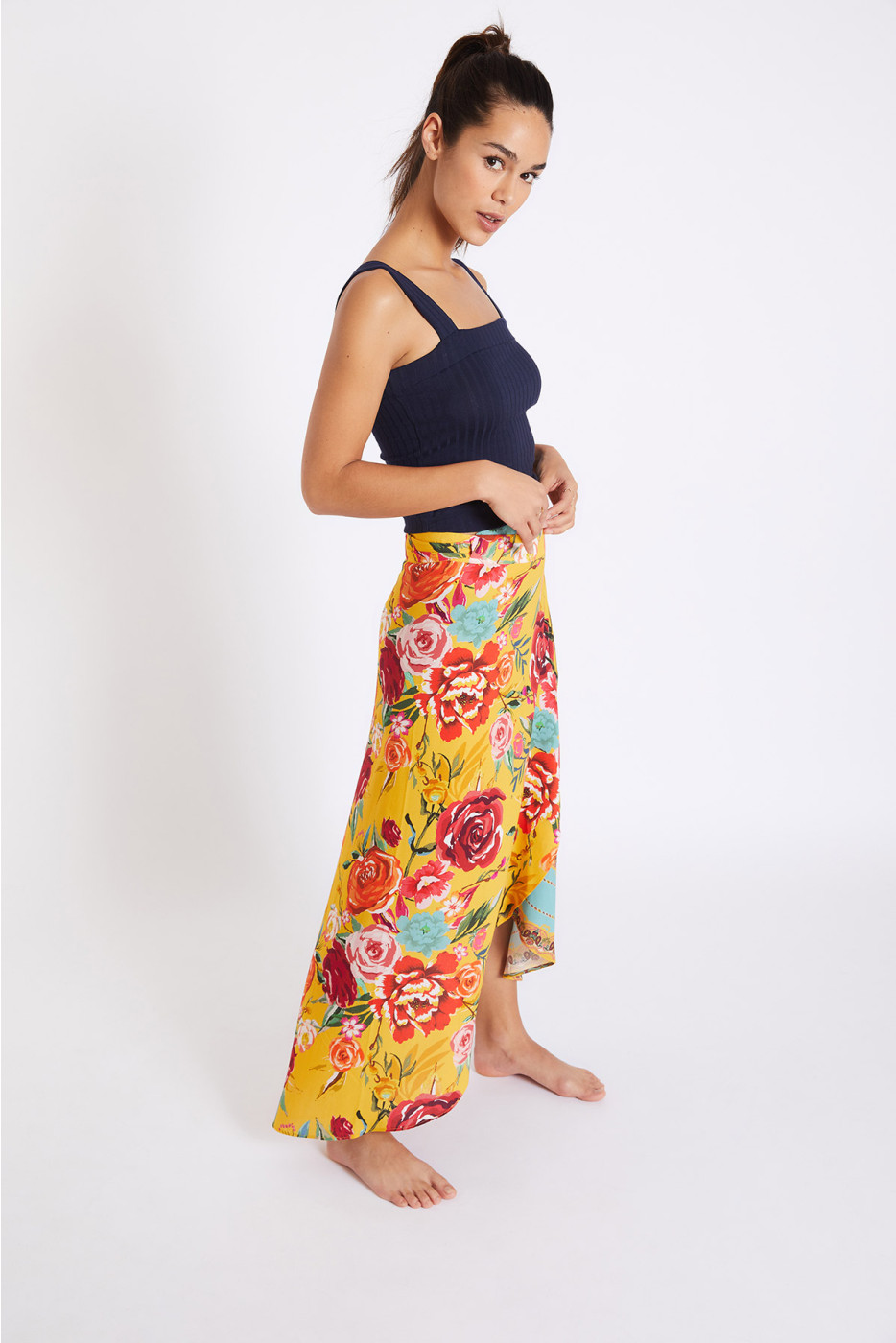 Gonna lunga a portafoglio stampata| LINDSEY HAREWOOD | Banana Moon | Banana  Moon®