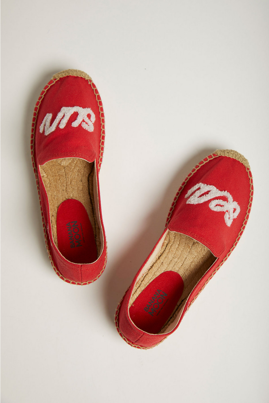 Alpargatas de cuña rojas para mujer | VERAO SUNDERLAND | Banana Moon® |  Banana Moon ®