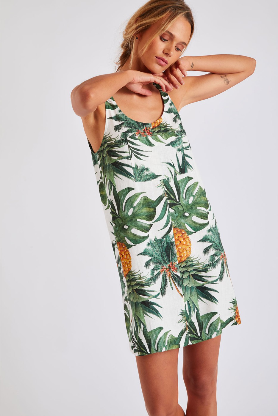 Tropische jurk Medway Palmspringday