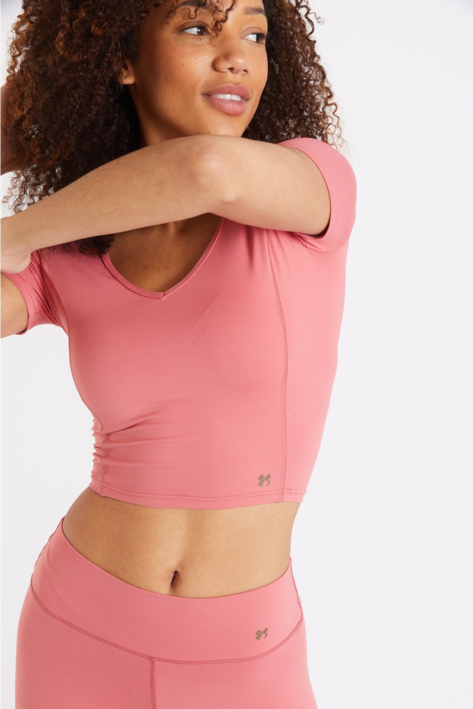 T-shirt de sport rose  pour femme Mantra Wellness