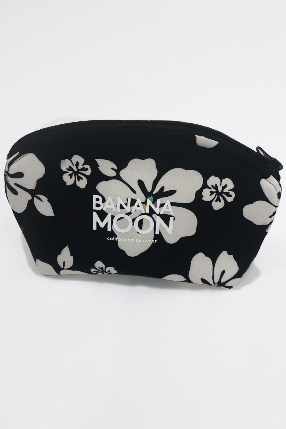 Graphite Sunrama black floral pouch