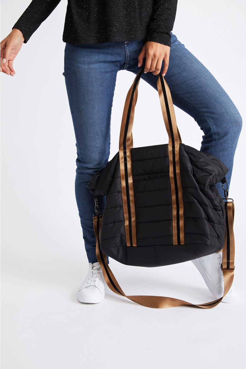Borsa donna trapuntata nera | DAMARIS LIZELINE | Banana Moon | Banana Moon®